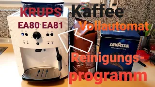 KRUPS Kaffeevollautomaten reinigen. Serie EA80 EA81