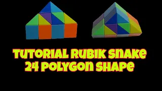 Rubik's snake 24 polygon shape