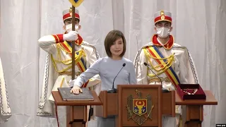 Maia Sandu Takes Oath Of Office As New Moldovan President