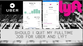 Should I quit my full-time job for Uber and Lyft?