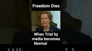 Margaret Thatcher - When Freedom dies  Trial by media #russellbrand #trialbymedia #margaretthatcher