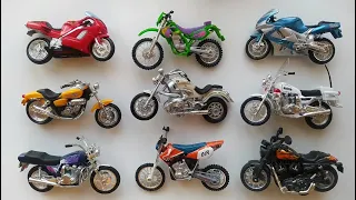 Motorcycles 1/18 Scale Maisto Diecast Various Model Motorcycles