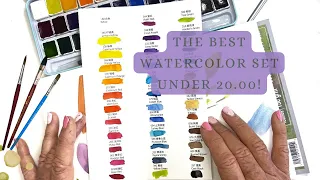 Shhhhhhh…The best watercolors you can buy for UNDER 20.00!
