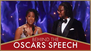 Karen Rupert Toliver & Matthew A. Cherry - 'Hair Love' | Behind the Oscars Speech