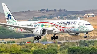 20 MINUTES of SMOOTH Aircraft LANDINGS at MADRID | Madrid–Barajas Airport Plane Spotting [MAD/LEMD]