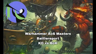 Warhammer Age of Sigmar Masters. Battlereport. Kharadron Overlords vs Blades of Khorne.