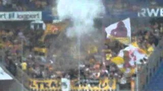 Msv Duisburg vs Dynamo Dresden Pyro der gästefans