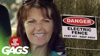 Electric Fence Castrates Cop Prank