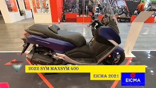 2022 Sym MaxSym 400 Walkaround EICMA 2021 Milan