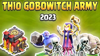 TH10 GoBoWitch Attack Strategy 2023 | Best TH10 Attack Strategies | COC