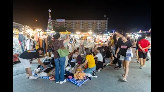 [4K] Explore a thousand stalls inside Liab Duan Night Market on Ram Inthra road, Bangkok