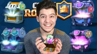 TAKİPÇİME ÜCRETSİZ SANDIKLARDAN EFSANEVİ YAĞMURU - Clash Royale