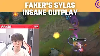 Faker's Sylas insane outplay | Faker Stream Moments | T1 Stream Moments