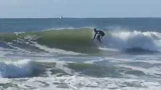 Big Surf at Narragansett Beach (Raw Footage)