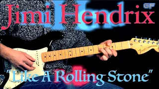 Jimi Hendrix - Like A Rolling Stone - Rock Guitar Cover