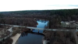 Полёт Dji Phantom 3 Pro над рекой Гауя / Flying over the river Gauja