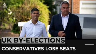 Sunak’s Conservatives lose two out of three seats in key UK vote