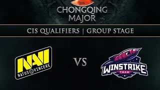 NaVi vs Winstrike Game 1 - Chongqing Major CIS Qualifier: Group Stage w/ ODPixel, Sheever, Lacoste