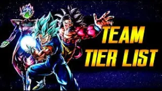 DB Legends Teams Tier List Nappa and Gohan assist Version! #shorts