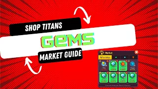 SHOP TITANS! GEMS GEMS GEMS! (How to use the market to get unlimited gems)