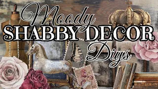 Shabby Moody THRIFT FLIPS UPCYCLED  Items with Paint Techniques You Don't Want to Miss!!!