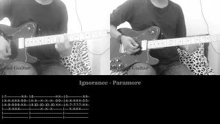 Ignorance - Paramore (Guitar Cover and Tabs)