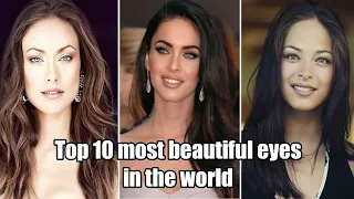 Top 10 most beautiful eyes in the world female celebrities