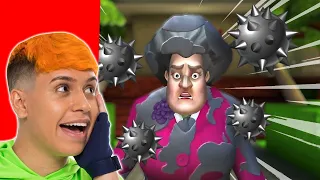 A PROFESSORA VIROU UM SUPER IMÃ!! (Scary Teacher)