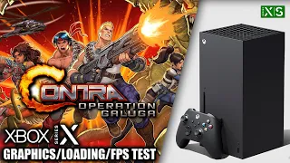 Contra Operation Galuga - Xbox Series X Gameplay + FPS Test