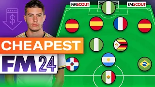 The CHEAPEST Possible FM24 Wonderkid XI | Football Manager 2024 Wonderkids