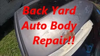 Fixing Bad Body Work "Dent and Clear Coat Repair"