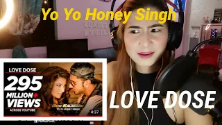 First time reacting to Yo Yo Honey Singh || LOVE DOSE