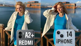 Redmi A2+ Plus Vs iPhone 14 Camera Test Comparison