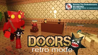 DOORS "RETRO MODE" SURVIVE THE DRAKOBLOXXERS - Full Walkthrough (4K RTX ON)