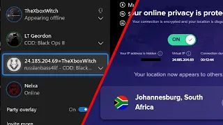 Xbox Hacker get my IP Address, gets owned by VPN