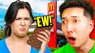 RICH GIRL Won't Eat FAST FOOD.. *SHOCKING*