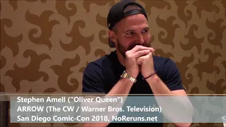 Arrow Q&A with Stephen Amell (SDCC 2018)