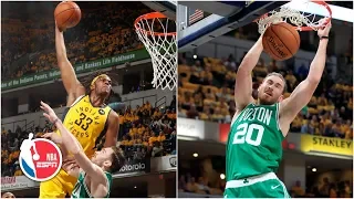 Gordon Hayward leads Celtics' sweep of the Pacers, despite Myles Turner's huge jam | NBA Highlights