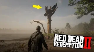 Нашёл лодку на дереве и залез на неё в Red Dead Redemption 2!