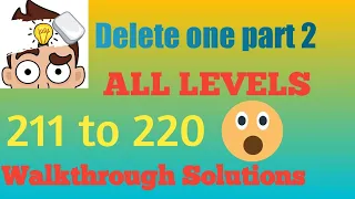 dop 2 level 211 212 213 214 215 216 217 218 219 220 delete one part 2 walkthrough solution