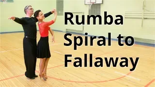 Rumba Intermediate Routine with Spiral to Fallaway | Routine and Figures