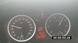 BMW e60 520i acceleration 0-180