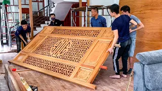 MR Van Latest Interior Renovation Carpentry work - Extremely Unique Woodworking Skills Of Artisans
