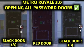 METRO ROYALE 3.0 ✅ OPENING NEW MAP ALL PASSWORD DOORS