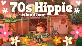 Retro 70s-Inspired Hippie Island Tour in Animal Crossing