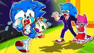 Baby Sonic Please Don't Leave The House... | Very Sad Story |  Sonic The Hedgehog 2 Animation