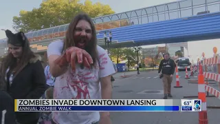 Zombies invade downtown Lansing