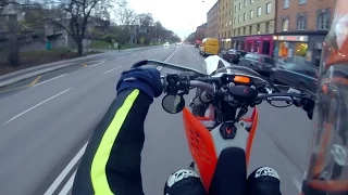 Typical daily commuting with a Supermoto (KTM 530 EXC)