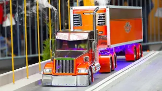FANTASTIC RC TRUCK GRAND HAULER WITH SMOKE, RC TRUCKS, RC TRACTORS, RC EXCAVATOR IN ACTION!!