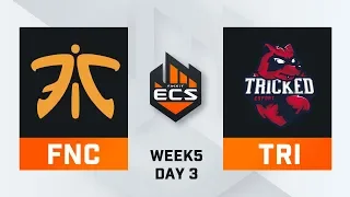 Fnatic vs Tricked - Map 1 - Nuke (ECS Season 8 - Week 5 - DAY3)